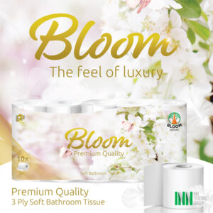 Bloom Quality Toilet Paper  3 - Ply